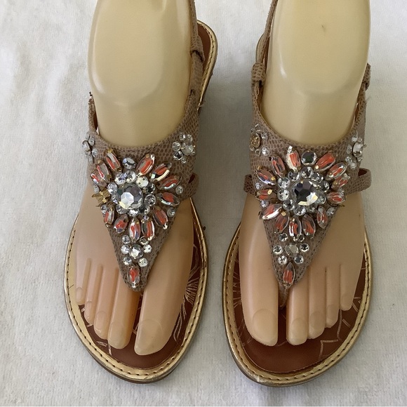 Yellowbox Adorna Boho Wedge Sandals 7 - Picture 2 of 7